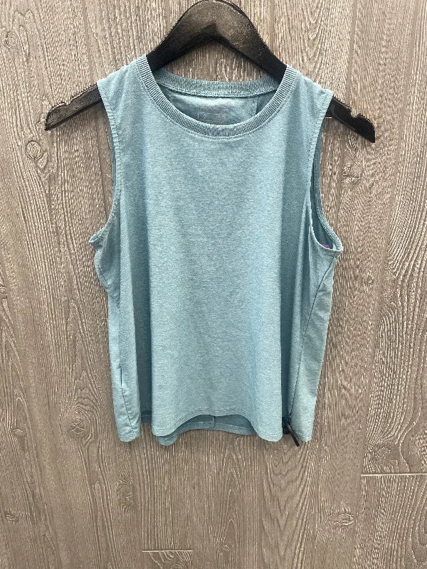 Yoga Tops with Moisture-Wicking Technology -Athletic Tank Top By Eddie Bauer In Blue, Size: Xs