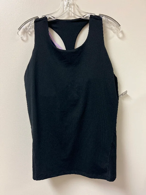 Women's Yoga Tops with Seamless Construction -Athletic Tank Top By Fabletics In Black, Size: S
