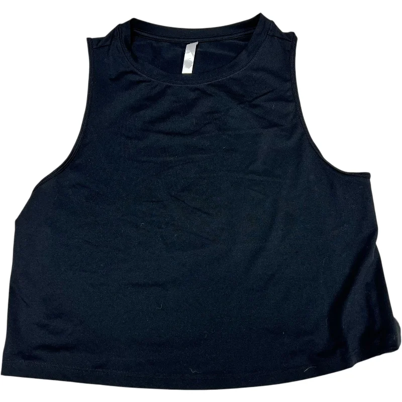 Yoga Tops with Mesh for Increased Comfort -Athletic Tank Top By Fabletics In Black, Size: Xs Yoga Tops with Mesh for Increased Comfort -Athletic Tank Top By Fabletics In Black, Size: Xs