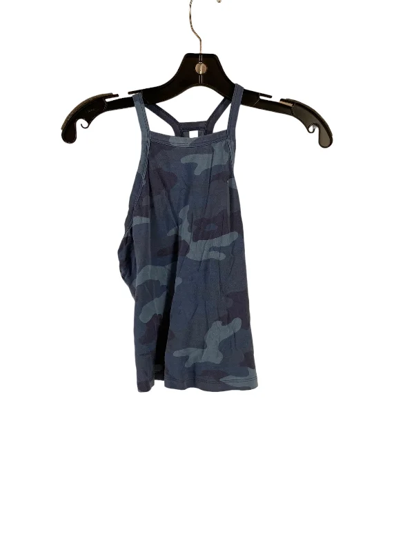 Yoga Tops for Flexibility and Stretch -Athletic Tank Top By Fabletics In Blue, Size: S