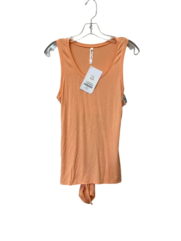 Yoga Tops for Relaxation and Stretching -Athletic Tank Top By Fabletics In Orange, Size: S Yoga Tops for Relaxation and Stretching -Athletic Tank Top By Fabletics In Orange, Size: S