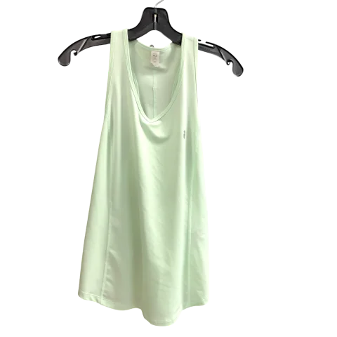 Yoga Tops for Long Poses and Relaxation -Athletic Tank Top By Fila In Green, Size: M