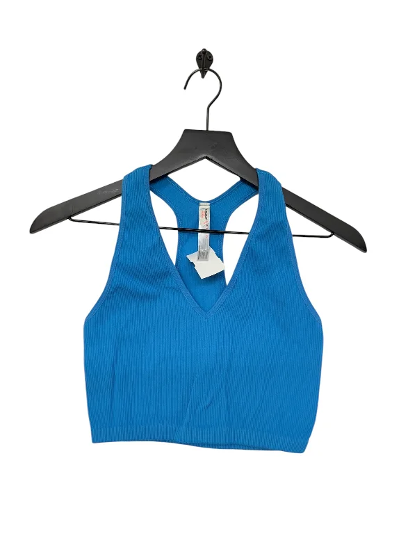 Printed Yoga Tops for Women -Athletic Tank Top By Free People In Blue, Size: Xl