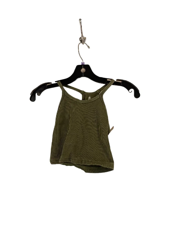 Fitted Yoga Tops for Optimal Movement -Athletic Tank Top By Free People In Green, Size: Xs