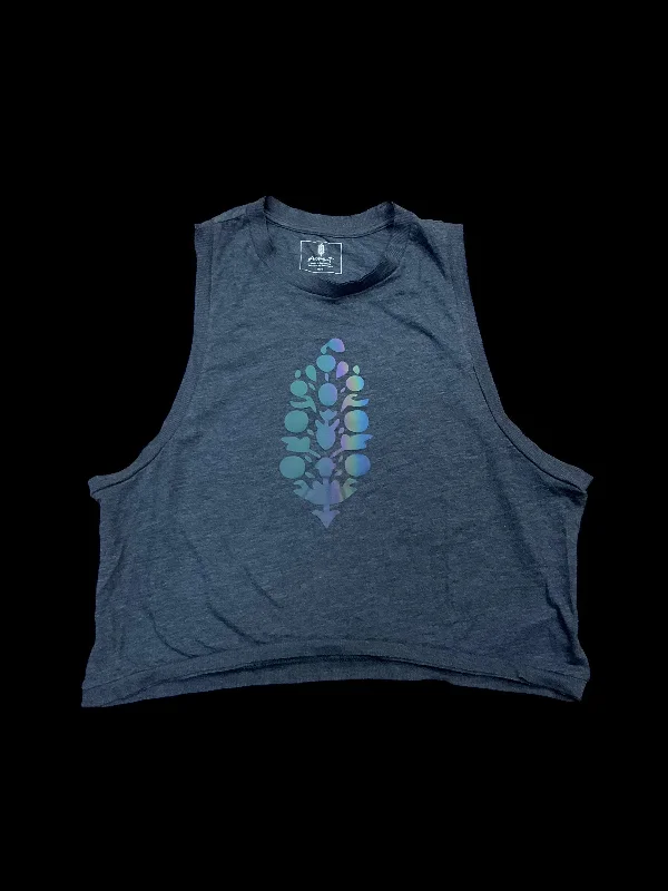 Lightweight Yoga Tops for Ease of Movement -Athletic Tank Top By Free People In Grey, Size: M Lightweight Yoga Tops for Ease of Movement -Athletic Tank Top By Free People In Grey, Size: M