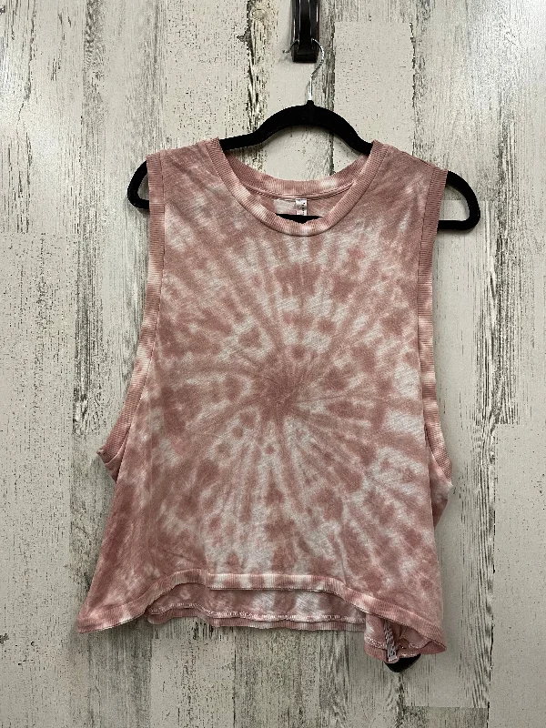 Women's Yoga Tops for Flexibility -Athletic Tank Top By Free People In Peach, Size: M