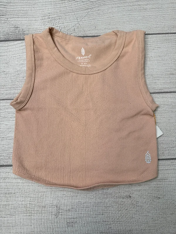 Yoga Tops for Yoga and Pilates -Athletic Tank Top By Free People In Peach, Size: M