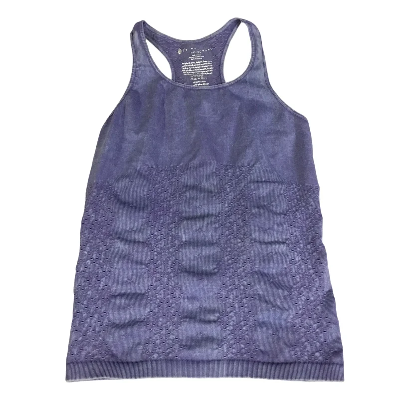 Yoga Tops for Hot Yoga and Intense Sessions -Athletic Tank Top By Free People In Purple, Size: Xs