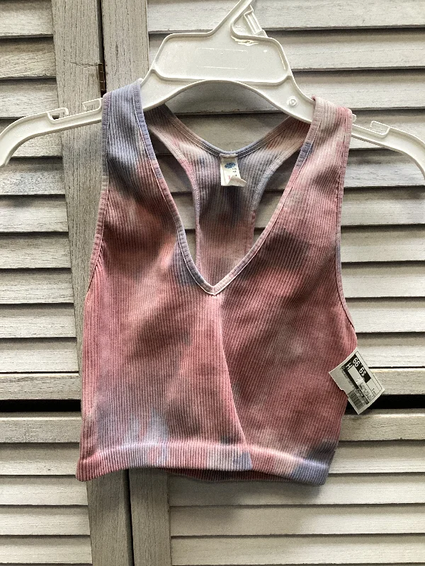 Women's Yoga Tops for Deep Stretching -Athletic Tank Top By Free People In Tie Dye Print, Size: S Women's Yoga Tops for Deep Stretching -Athletic Tank Top By Free People In Tie Dye Print, Size: S