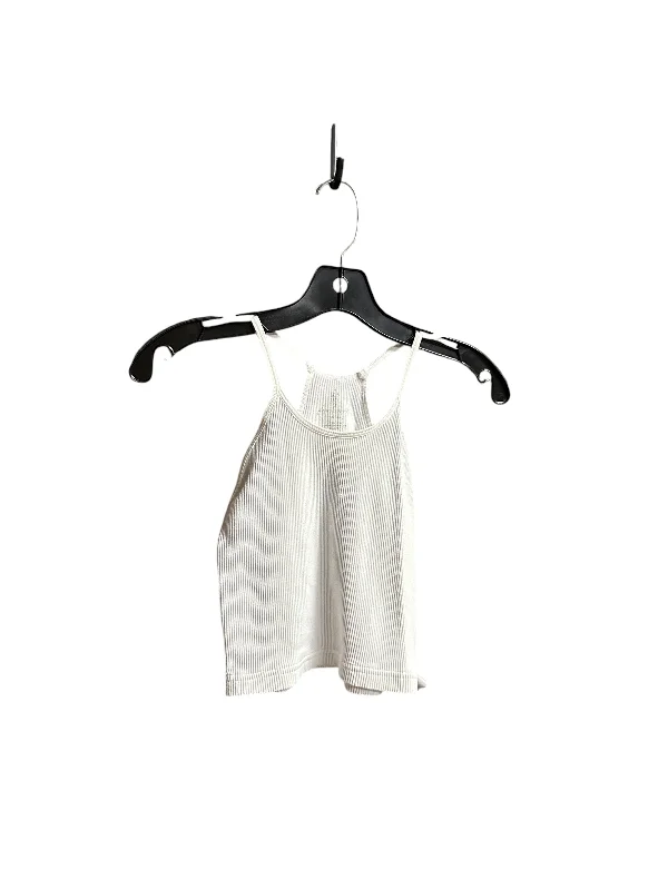 Yoga Tops for Stretching and Poses -Athletic Tank Top By Free People In White, Size: M Yoga Tops for Stretching and Poses -Athletic Tank Top By Free People In White, Size: M