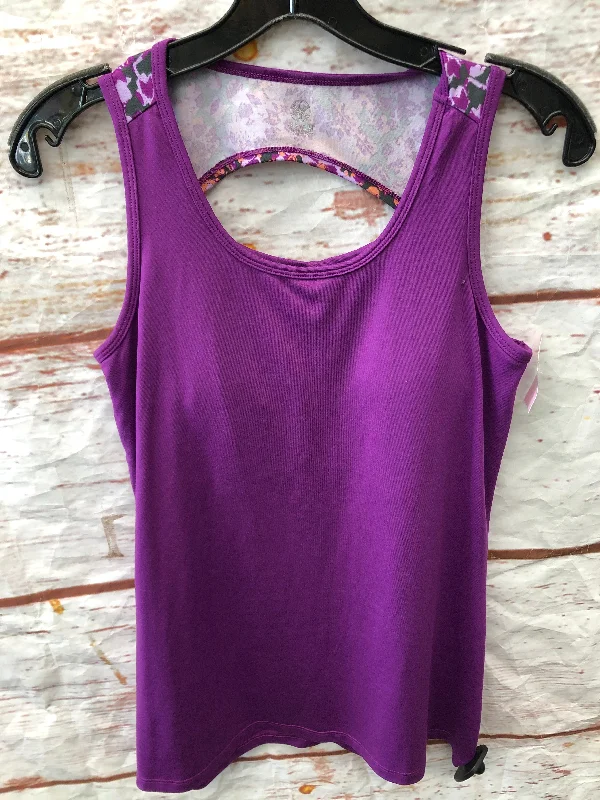 Women's Yoga Tops with High Stretch -Athletic Tank Top By Gaiam  Size: M