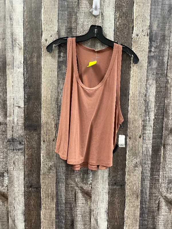 Women's Yoga Tops for Running and Yoga -Athletic Tank Top By Gapfit In Brown, Size: Lp Women's Yoga Tops for Running and Yoga -Athletic Tank Top By Gapfit In Brown, Size: Lp