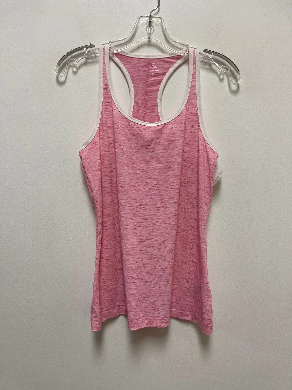 Yoga Tops for Deep Stretching -Athletic Tank Top By Gapfit In Pink, Size: M