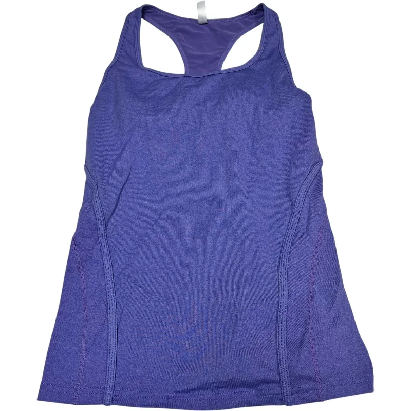 Stylish Yoga Tops for Yoga Practice -Athletic Tank Top By Gapfit In Purple, Size: S