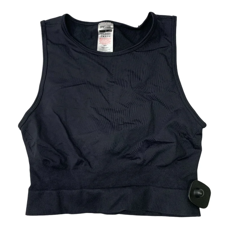 Long-Sleeve Yoga Tops for Winter Weather -Athletic Tank Top By Gym Shark In Black, Size: M
