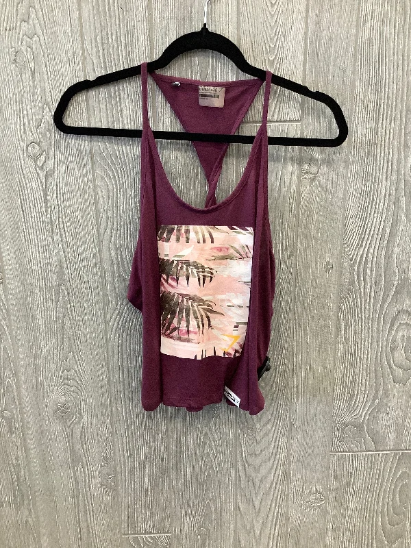 Comfortable Yoga Tops for Summer -Athletic Tank Top By Gym Shark In Purple, Size: S