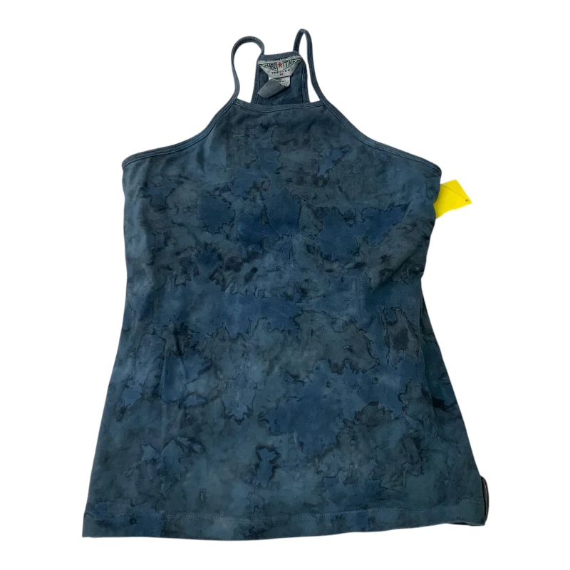 Athletic Yoga Tops for Fitness -Athletic Tank Top By Hardtail In Blue, Size: M