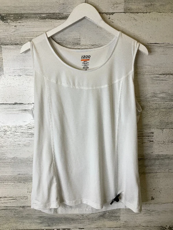 Women's Yoga Tops with Breathable Design -Athletic Tank Top By Izod  Size: L