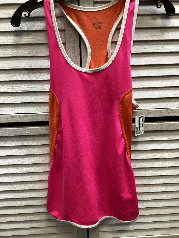 Yoga Tops for Casual Yoga Sessions -Athletic Tank Top By Jockey In Pink, Size: S