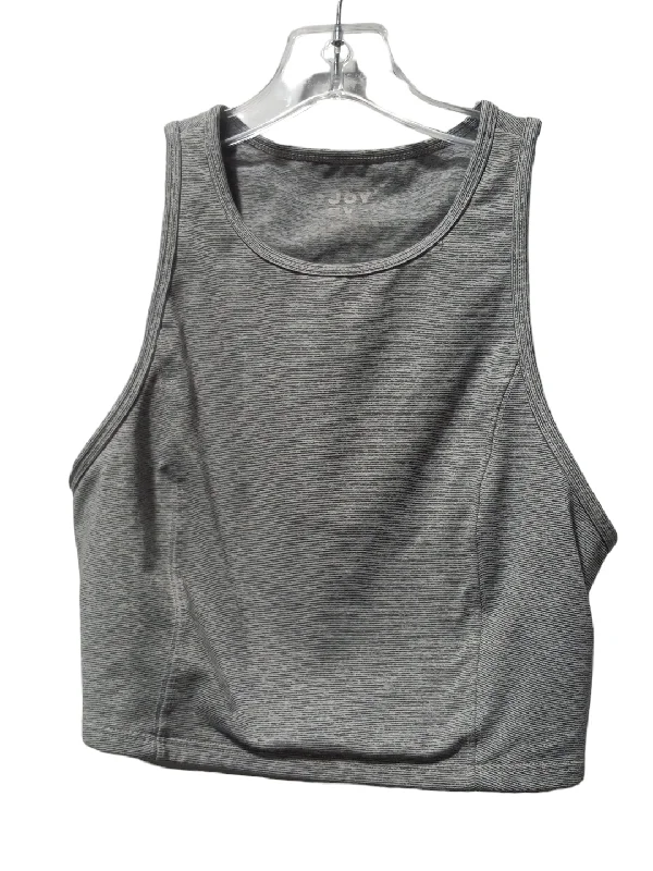 Yoga Tops for Extra Support and Comfort -Athletic Tank Top By Joy Lab In Grey, Size: S