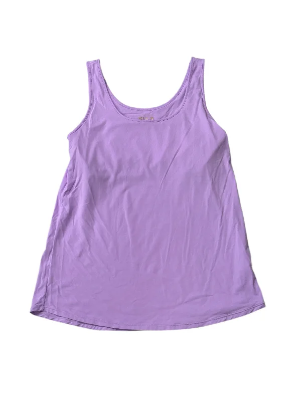 Yoga Tops for Full Range of Motion -Athletic Tank Top By Lilly Pulitzer In Lavender, Size: M