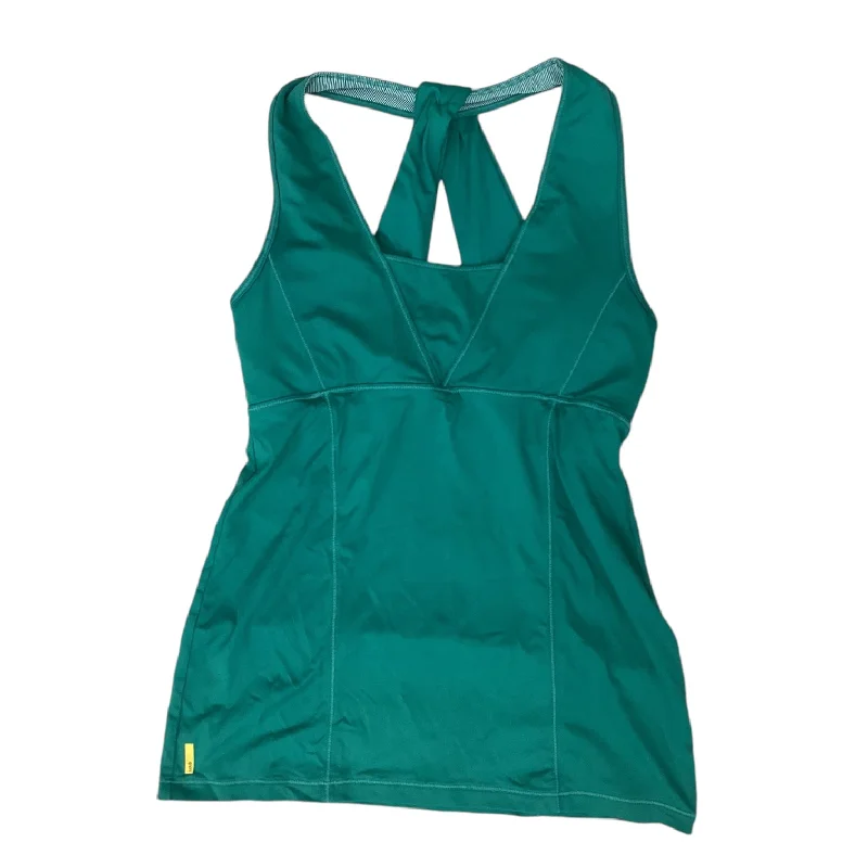 Seamless Yoga Tops for Flexibility -Athletic Tank Top By Lole In Green, Size: S