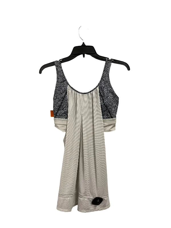 Yoga Tops for Softness and Comfort -Athletic Tank Top By Lululemon In Black & Cream, Size: 6