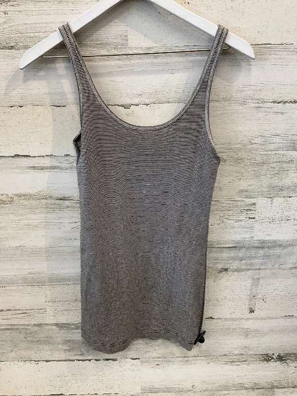 Breathable Yoga Tops for Active Yoga -Athletic Tank Top By Lululemon In Black & Cream, Size: 6 Breathable Yoga Tops for Active Yoga -Athletic Tank Top By Lululemon In Black & Cream, Size: 6