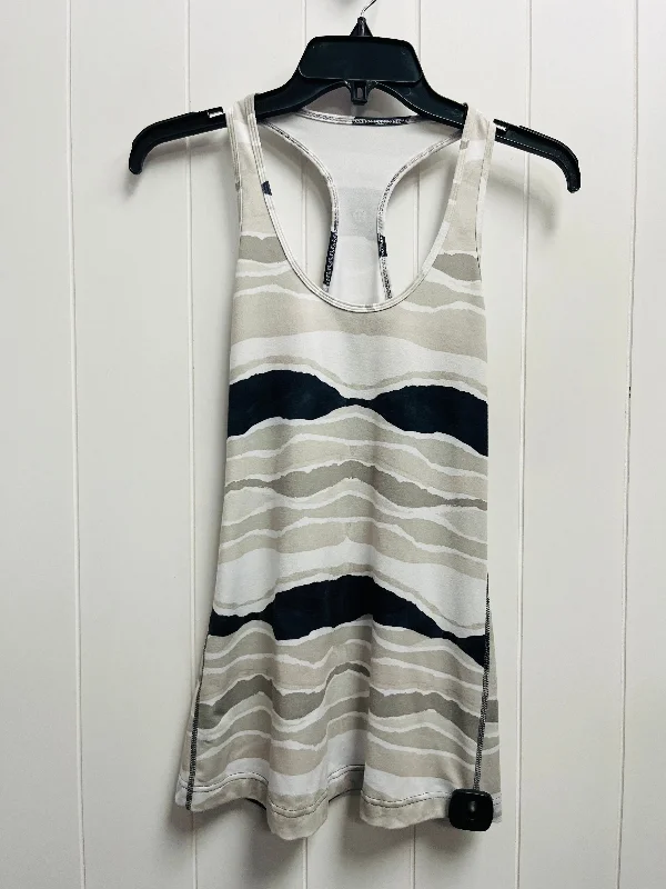 Lightweight Yoga Tops for Ease of Movement -Athletic Tank Top By Lululemon In Black & Grey, Size: M Lightweight Yoga Tops for Ease of Movement -Athletic Tank Top By Lululemon In Black & Grey, Size: M