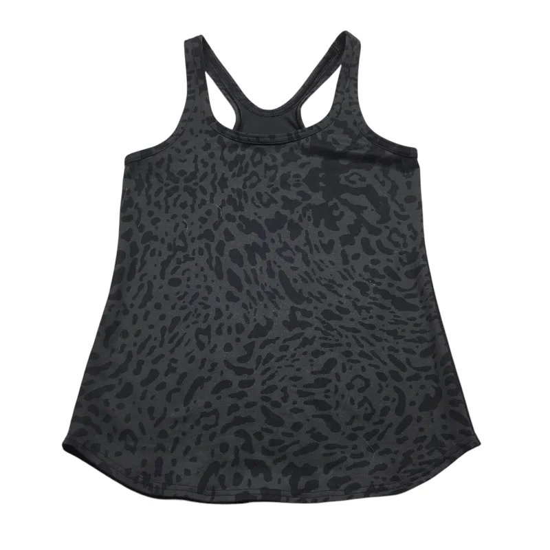 Lightweight Yoga Tops -Athletic Tank Top By Lululemon In Black & Grey, Size: S