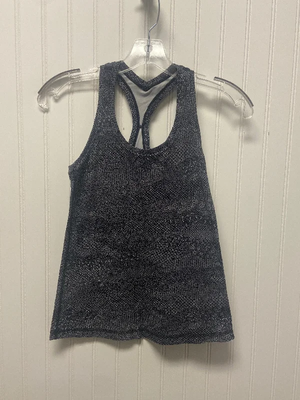 Yoga Tops for Comfortable Stretching and Posing -Athletic Tank Top By Lululemon In Black & Grey, Size: S Yoga Tops for Comfortable Stretching and Posing -Athletic Tank Top By Lululemon In Black & Grey, Size: S