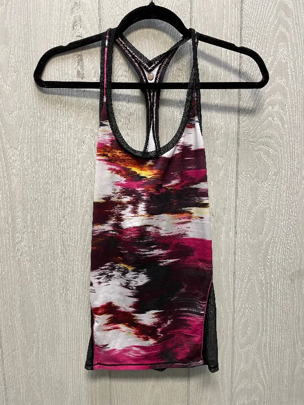 Women's Yoga Tops for Everyday Fitness -Athletic Tank Top By Lululemon In Black & Purple, Size: Xs Women's Yoga Tops for Everyday Fitness -Athletic Tank Top By Lululemon In Black & Purple, Size: Xs