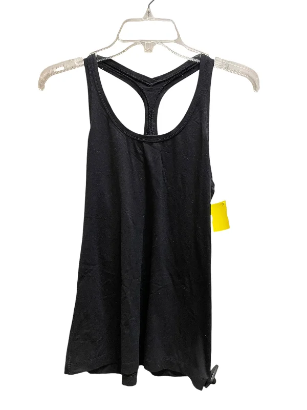 Stylish Yoga Tops with Adjustable Fit -Athletic Tank Top By Lululemon In Black, Size: 4 Stylish Yoga Tops with Adjustable Fit -Athletic Tank Top By Lululemon In Black, Size: 4