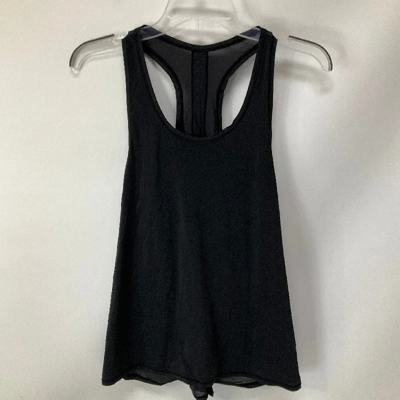 Yoga Tops for Comfortable Movement -Athletic Tank Top By Lululemon In Black, Size: 4