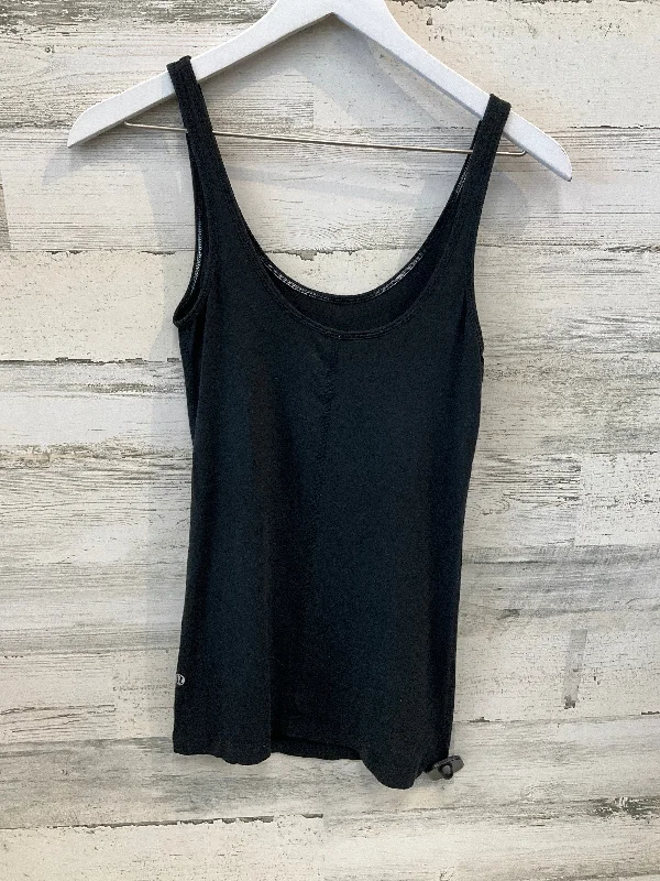 Loose Yoga Tops for Flexibility -Athletic Tank Top By Lululemon In Black, Size: 6
