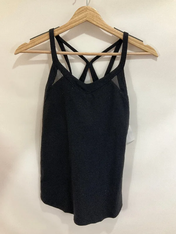 Fashionable Yoga Tops for Women -Athletic Tank Top By Lululemon In Black, Size: 6