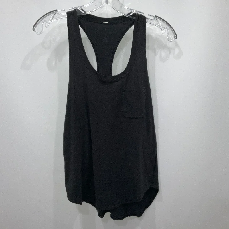 Stylish Yoga Tops for Athleisure Wear -Athletic Tank Top By Lululemon In Black, Size: 6