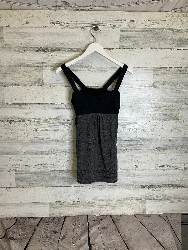 Women's Yoga Tops with High Stretch for Flexibility -Athletic Tank Top By Lululemon In Black, Size: 8 Women's Yoga Tops with High Stretch for Flexibility -Athletic Tank Top By Lululemon In Black, Size: 8