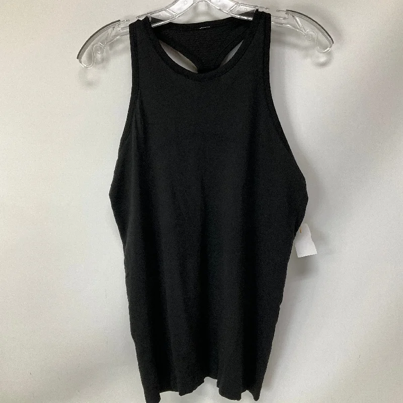 Yoga Tops with Built-In Support -Athletic Tank Top By Lululemon In Black, Size: 8