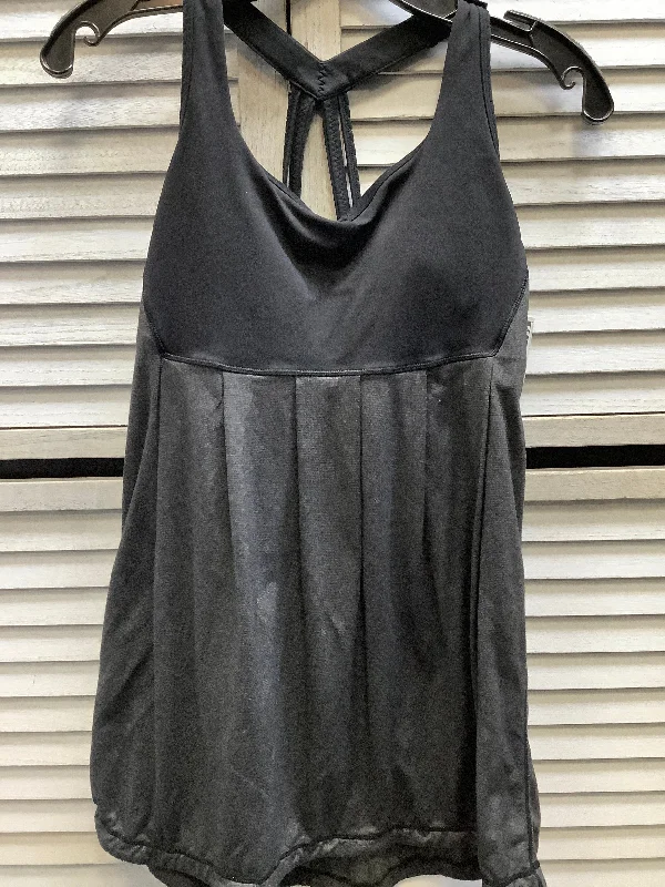 Affordable Yoga Tops for Women -Athletic Tank Top By Lululemon In Black, Size: 8