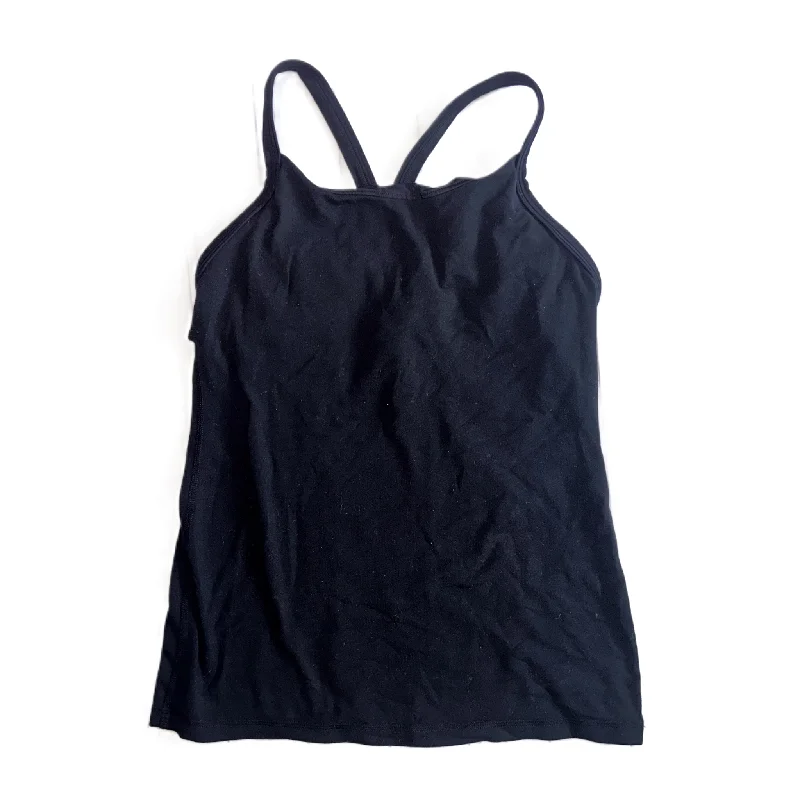Lightweight Yoga Tops for Summer -Athletic Tank Top By Lululemon In Black, Size: M