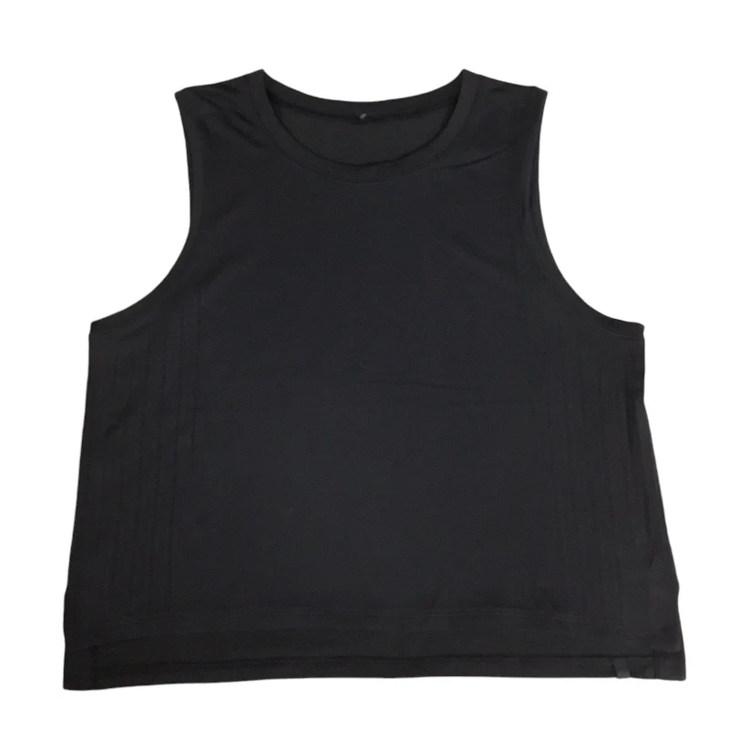 Yoga Tops for Core Workouts -Athletic Tank Top By Lululemon In Black, Size: S