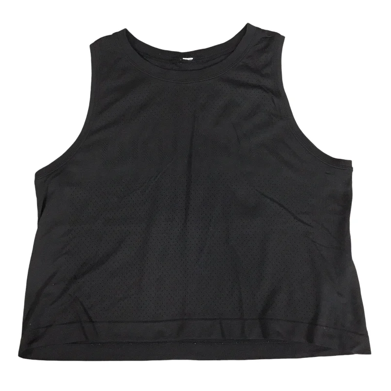 Yoga Tops with Relaxed Fit for Poses -Athletic Tank Top By Lululemon In Black, Size: S Yoga Tops with Relaxed Fit for Poses -Athletic Tank Top By Lululemon In Black, Size: S