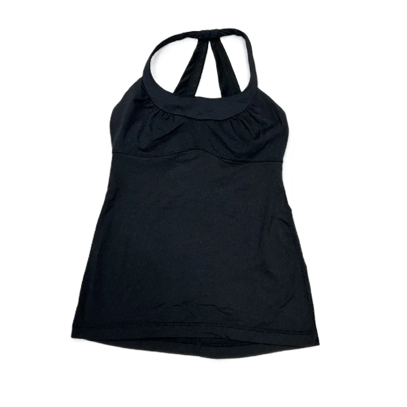 Women's Yoga Tops for Warm Weather Practice -Athletic Tank Top By Lululemon In Black, Size: S Women's Yoga Tops for Warm Weather Practice -Athletic Tank Top By Lululemon In Black, Size: S