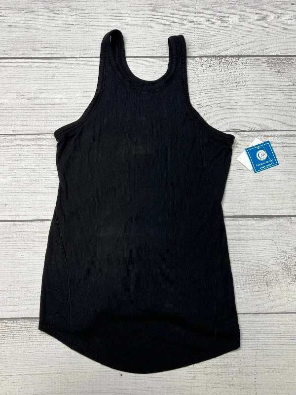 V-Neck Yoga Tops for Comfort -Athletic Tank Top By Lululemon In Black, Size: S