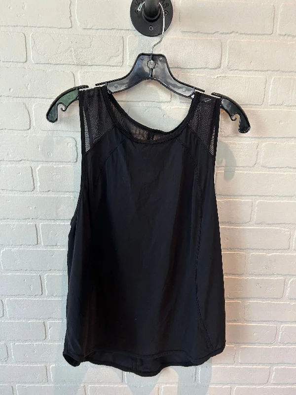 Yoga Tops with Full Coverage -Athletic Tank Top By Lululemon In Black, Size: S