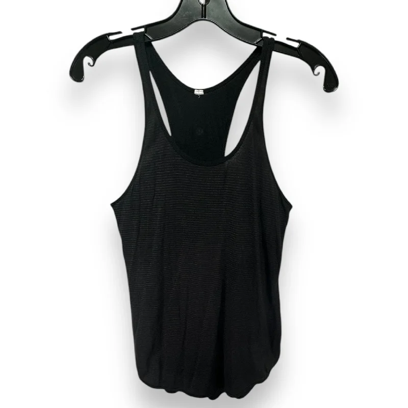 Yoga Tops for Fitness Training -Athletic Tank Top By Lululemon In Black, Size: Xxs