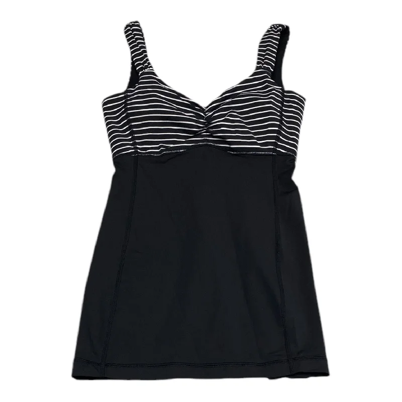 Yoga Tops for Stretching and Strength -Athletic Tank Top By Lululemon In Black & White, Size: 4 Yoga Tops for Stretching and Strength -Athletic Tank Top By Lululemon In Black & White, Size: 4