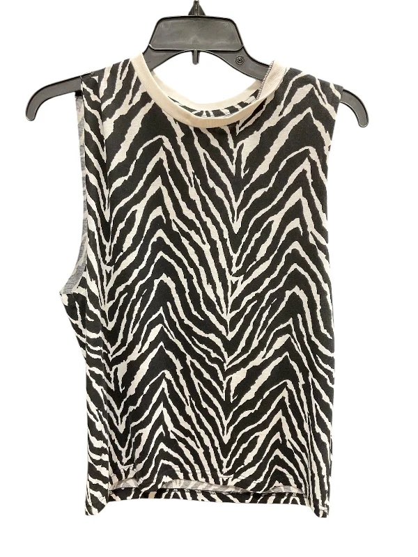 Yoga Tops for Relaxed Fit and Flexibility -Athletic Tank Top By Lululemon In Black & White, Size: L Yoga Tops for Relaxed Fit and Flexibility -Athletic Tank Top By Lululemon In Black & White, Size: L