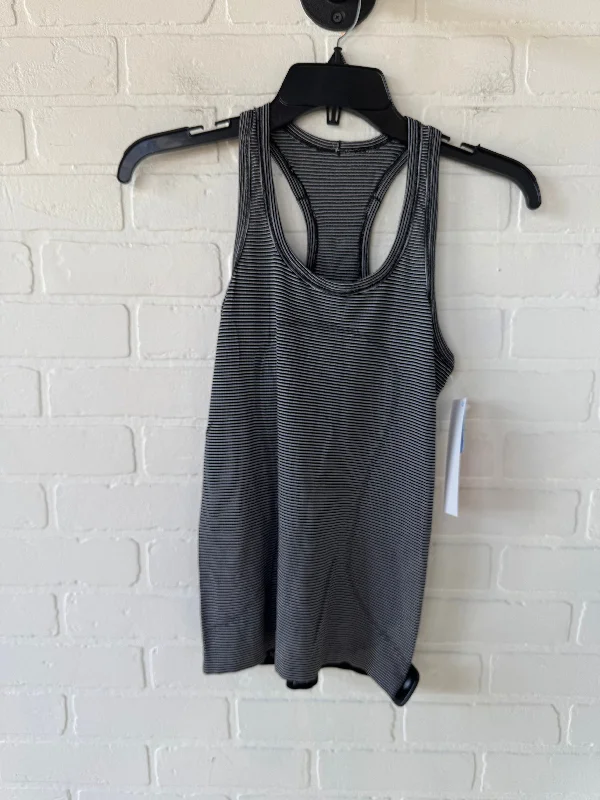 Women's Yoga Tops with Soft and Stretchy Fabric -Athletic Tank Top By Lululemon In Black & White, Size: S Women's Yoga Tops with Soft and Stretchy Fabric -Athletic Tank Top By Lululemon In Black & White, Size: S